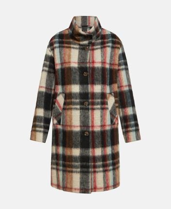 Wool-blend coat