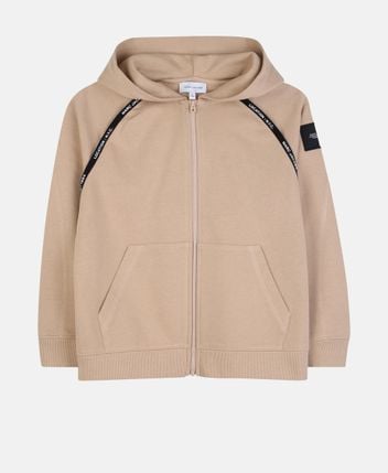 Hooded sweat jacket