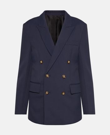 Wool-blend blazer