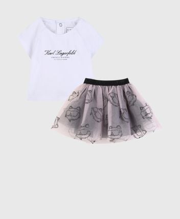 T-shirt and skirt set