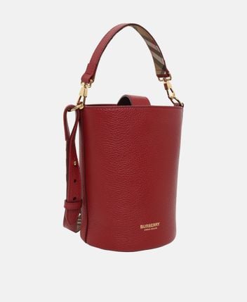 Leather bucketbag