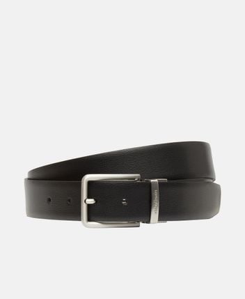 Reversible leather belt