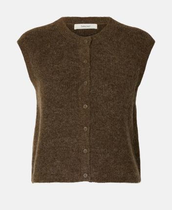 Wool-blend gilet
