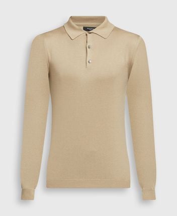 Knitted polo shirt