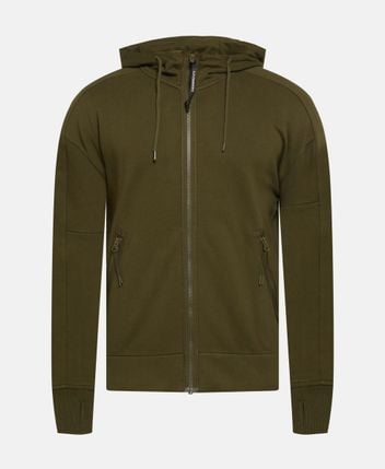 Hooded sweat jacket