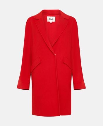 Wool-blend coat