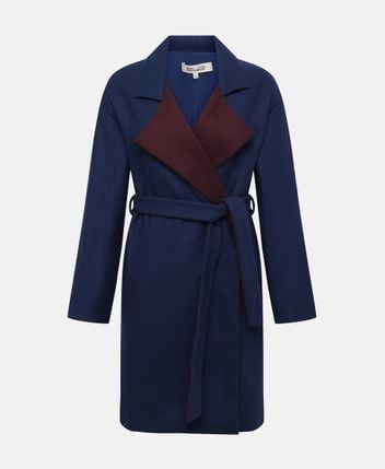 Wool-blend coat