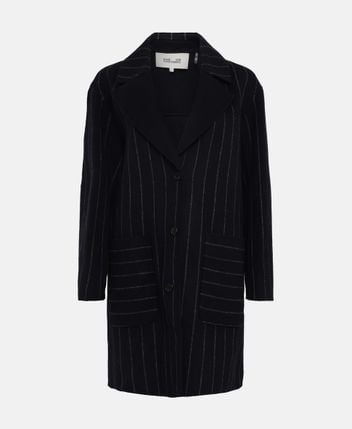 Wool-blend coat