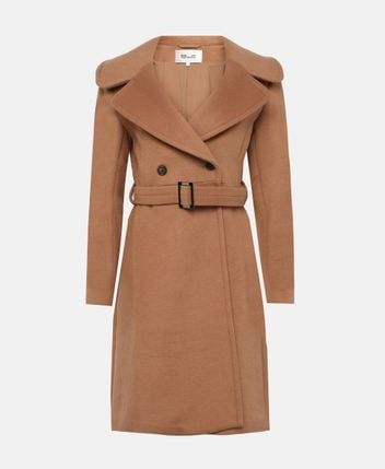 Wool-blend coat
