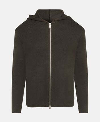 Hooded cardigan
