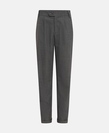 Wool-blend trousers