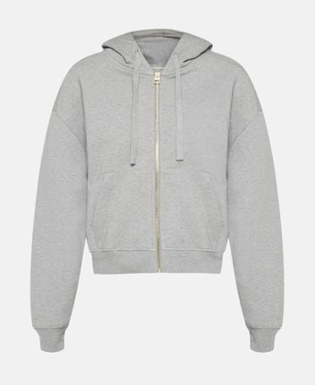 Hooded sweat jacket