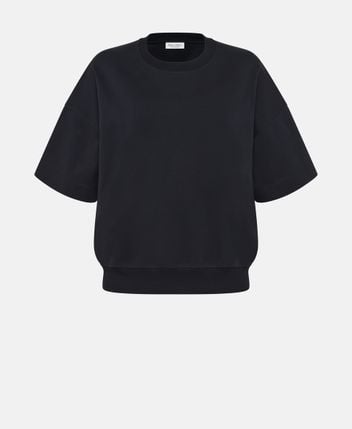 Short-sleeved sweatshirt