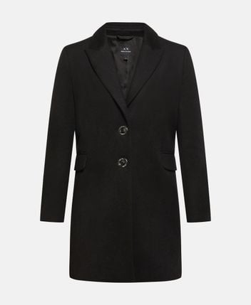 Wool-blend coat Caban