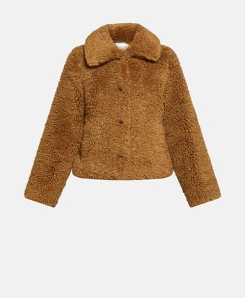 Faux fur jacket