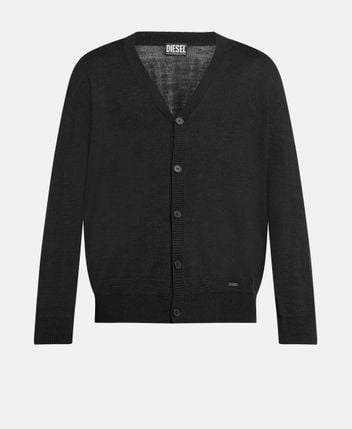 Wool-blend cardigan