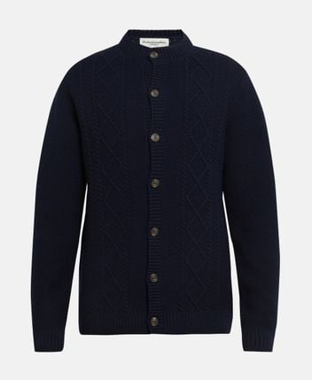 Traditional knitted cardigan