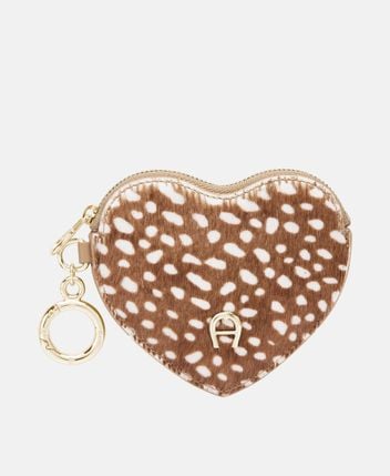 Leather keychain Delia