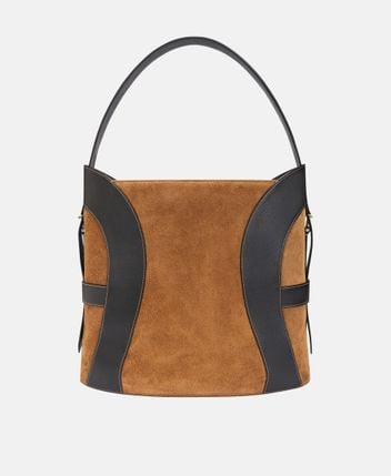 Leather bucketbag