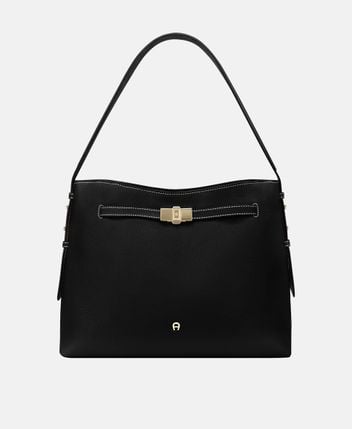 Leather shoulder bag