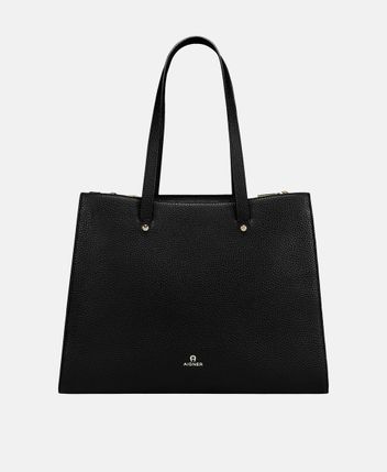Leather tote bag Ivy