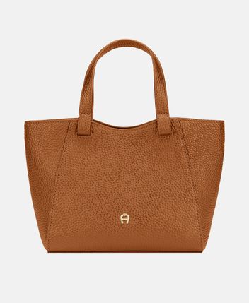 Leather shopper
