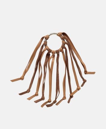 Leather keychain Edith