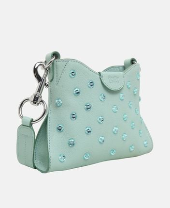 Leather shoulder bag