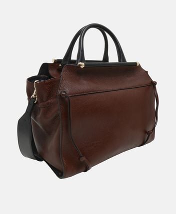 Leather handbag Steph