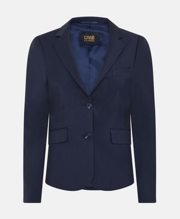 Wool-blend blazer