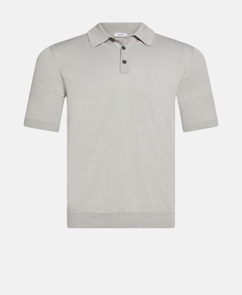 Knitted polo shirt