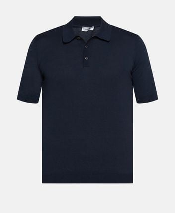 Knitted polo shirt