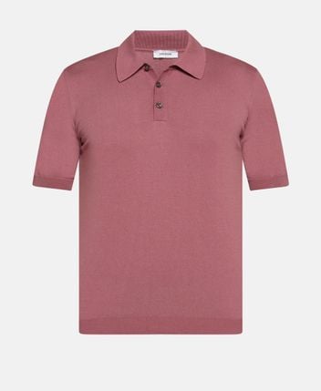 Knitted polo shirt