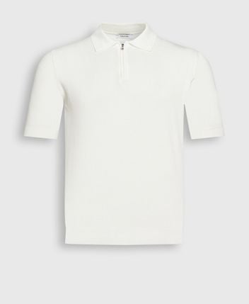 Knitted polo shirt