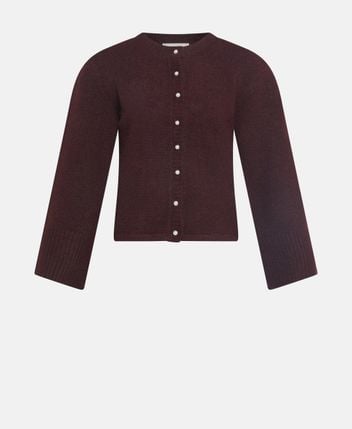 Wool-blend cardigan