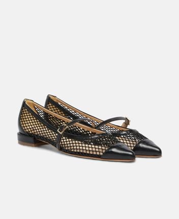 Ballerina flat with straps
