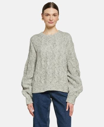 Wool-blend pullover