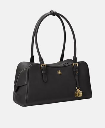 Leather shoulder bag