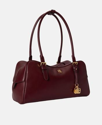 Leather shoulder bag