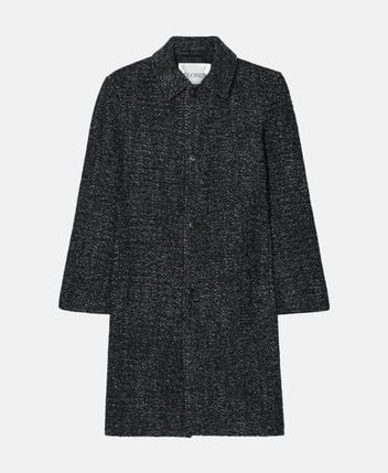 Wool-blend coat