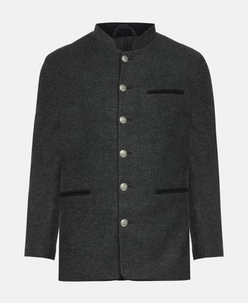 Wool-blend traditional costume jacket
