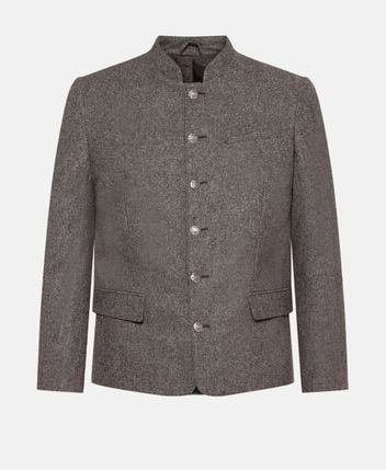 Wool-blend traditional costume jacket