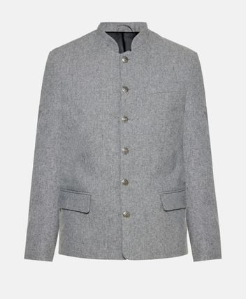 Wool-blend traditional costume jacket