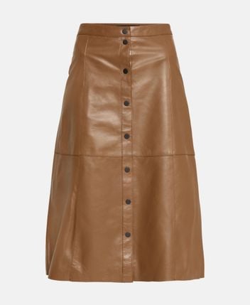 Leather skirt Popper