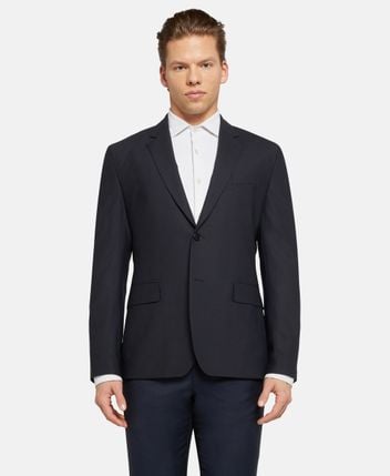 Wool-blend suit jacket Hopper