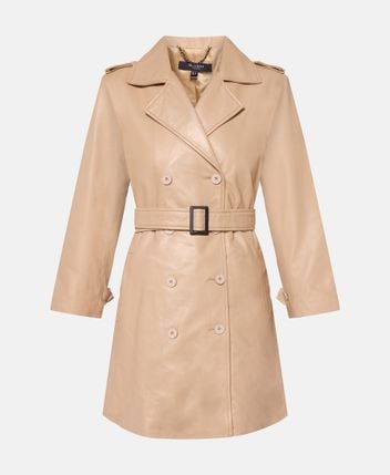 Leather coat
