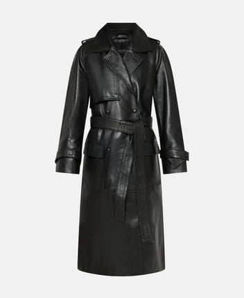 Leather coat