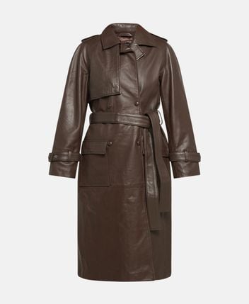 Leather coat