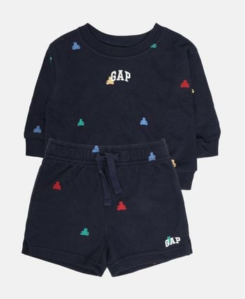 Sweatshirt and shorts set