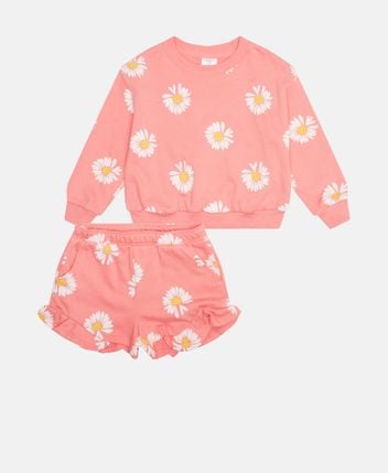 Sweatshirt and shorts set
